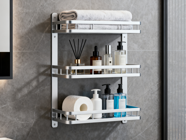 高端卫生间置物架落地浴室厕所夹缝收纳架窄马桶旁边储物架小架子