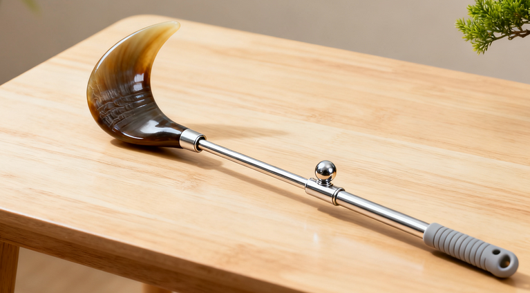 中葆堂痒痒挠仿牛角伸缩不求人抓痒神器滚珠按摩抓背抓痒挠老头乐 