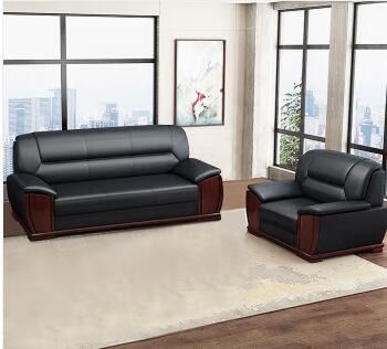 办公沙发组合办公室简约会客接待沙发商务皮沙发